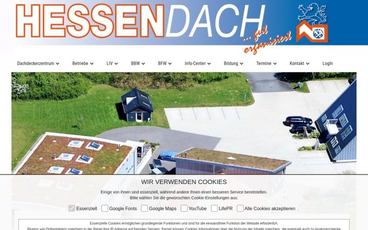 Website-Vorschau: Qualitätsinitiative Hessendach